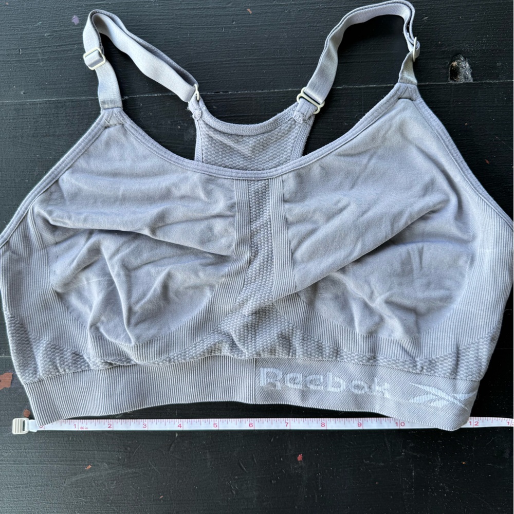 Reebok Gray Sports Bra